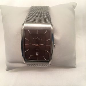 Skagen watch with mesh strap